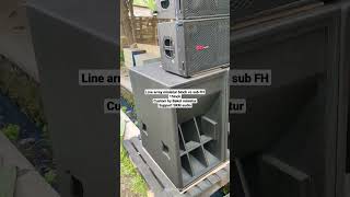 test || line array custom model baru 6inch vs sub 15 FH