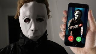 CALLING MICHAEL MYERS ON FACETIME AT 3 AM!! HE TOOK MY CAMERA!