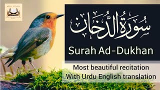 Surah Dukhan || Ad-Dukhan Full || Amazing voice & editing|| سوره الدخان| @quran-recitation12903