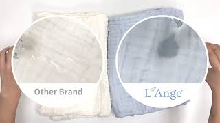 L'Ange Towels Absorbency Test