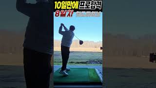 골프 배운지 10일만에 완성  #뉴욕홍빠 #어깨스윙 #골프 #golf