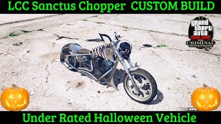 LCC SANCTUS Chopper - Custom Build - Halloween Vehicle - One of My FAVORITE Bikes - GTA 5 Online