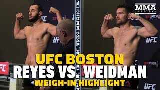 UFC on ESPN 6: Dominick Reyes, Chris Weidman Make Weight - MMA Fighting