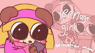 TEENAGE GIRL - Max design pro fan animation meme