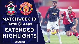 Southampton v. Manchester United | PREMIER LEAGUE HIGHLIGHTS | 11/29/2020 | NBC Sports