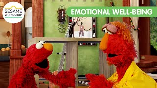 Elmo Manages New Emotions with "I Notice, I Feel, I Can" | Emotional Well-Being