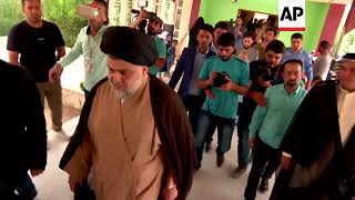 Influential Iraqi cleric al-Sadr votes on election day