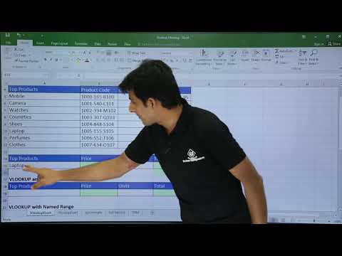 MS Excel – Vlookup en tutoriales en vídeo de Excel