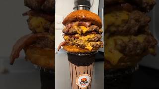 Triple Burger Shake 🤤#milkshake #burger #shorts