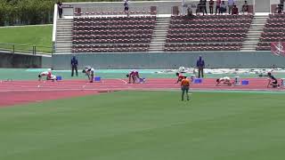 2018 西日本インカレ 男子 200m 予選 第3組