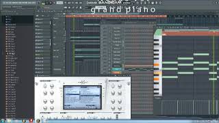 Tropical FLP ( fl studio Nexus Grandpiano / Harp.  🌱  New song 🌱  Work in progress