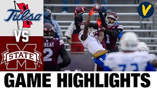 #24 Tulsa vs Mississippi State Highlights | 2020 Armed Forces Highlights| College Football