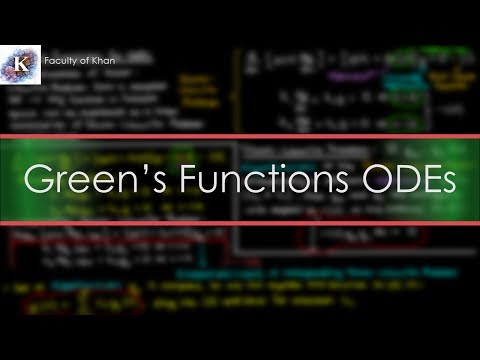 Using Green's Functions to Solve Nonhomogeneous ODEs Using Green's Functions to Solve Nonhomogeneous ODEs