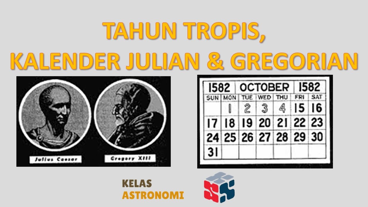 Tahun Tropis, Kalender Julian, Dan Kalender Gregorian - YouTube