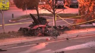 Paul Walker Dies - Car crash Aftermath RAW FOOTAGE - Fast & furios brian Muere R.I.P