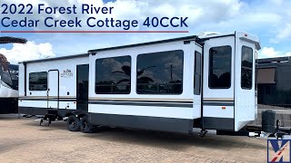 ULTIMATE Destination RV!! 2022 Forest River Cedar Creek Cottage 40CCK Virtual Tour