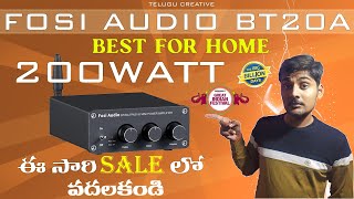 FOSI Audio BT20A 200Watt Power Amplifier 2024 sales | Home Power Amplifiers | Telugu Creative