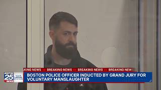 Boston police officer indicted on manslaughter charge in connection with deadly shooting