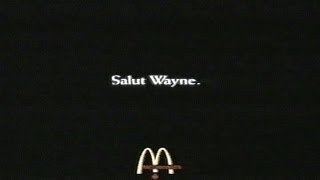 Pub Québec - Mcdonald's - Wayne Gretzky - 1999