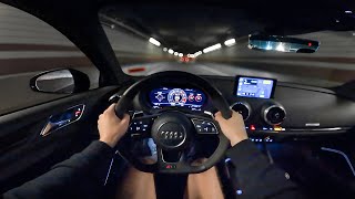 Boston POV Drive in My LOUD Audi RS3 (DAZA MADNESS)