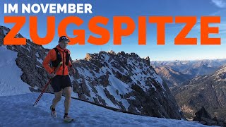 ZUGSPITZE IM NOVEMBER 2024 | Trailrun bei Top Verhältnissen