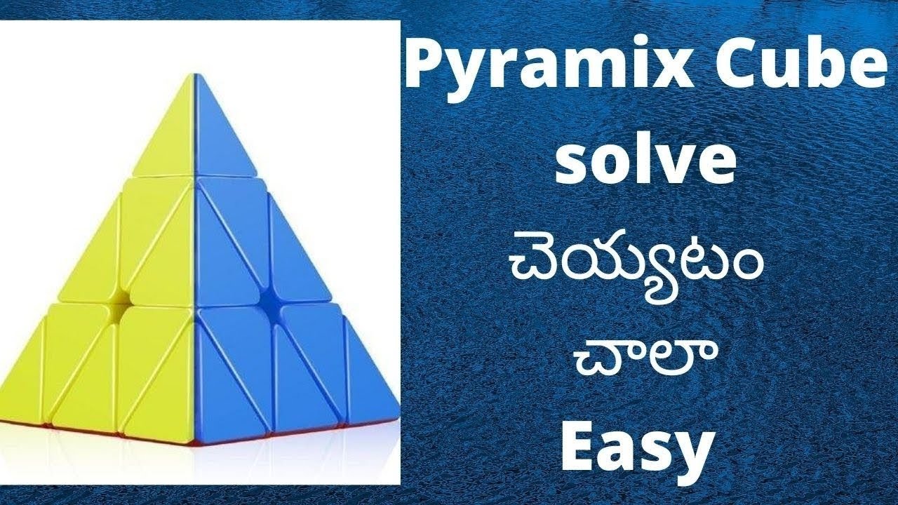 How To Solve A Pyraminx Cube In 1 Minute Tutorial Youtube