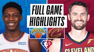 KNICKS at CAVALIERS | FULL GAME HIGHLIGHTS | January 24, 2022