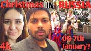 Why Christmas is celebrated on 7th of January in Russia?Christmas in Moscow!!