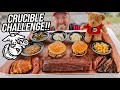 Crucible Barbecue Eating Challenge w/ Ribs, Brisket, & BBQ Sandwiches!!