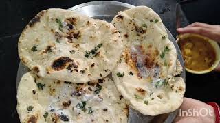 homemade butter naan recipe on tawa बिना ओवन और तंदूर के सॉफ्ट नान तवे पर