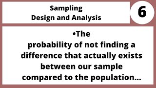 Sampling Design and Analysis in HIndi|Urdu MTH494 LECTURE 06