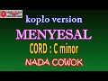 KARAOKE VERSI KOPLO MENYESAL - MANSYUR S (COVER) NADA COWOK Cm