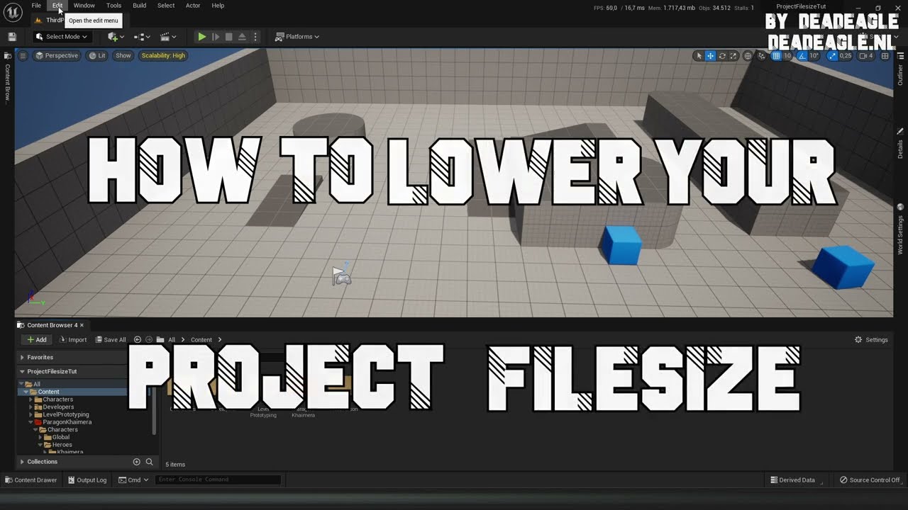 How To Lower Your Project Build-size In Unreal Engine 5 [UE5 Tutorial ...