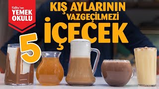 Kış Aylarının Vazgeçilmezi 5 İçecek | Salep, Sıcak Çikolata, Boza, Kaynar ve Kış Çayı Tarifi