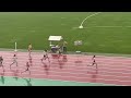 2022新潟市選手権　中学女子100m予選9組　2レーン高谷琉菜 rizeac