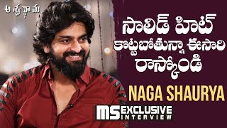 Naga Shaurya Exclusive Interview About Aswathama Movie | Manastars