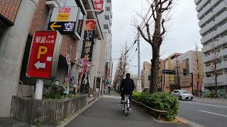 Shin-nakano → Higashi-koenji → Shin-koenji | Tokyo Biking Exploration | VXT TRAVEL | JAPAN 4K