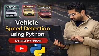 Vehicle Speed Detection using OpenCV Python | Vehicle Detection using OpenCV Python