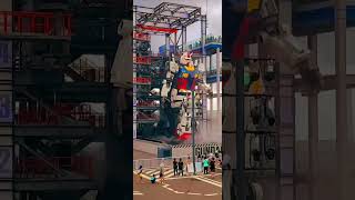 32x Speed Gundam Mech RX-78F00 Awakening Scene in Dock Tower | Yokohama, Yamashita Pier