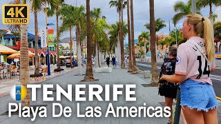 Walking Tour Around Playa de Las Americas, Tenerife in March 2022