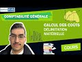 Calcul des coûts (CAE) : délimitation matérielle