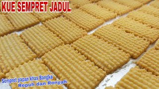 Resep Cara Membuat Kue Semprit | Sempret Jadul Papan Renyah Bangettt