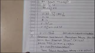 Menentukan Luas Permukaan Bangun Ruang - Tabung, Kerucut dan Bola || Cansen Brylian kelas 9B