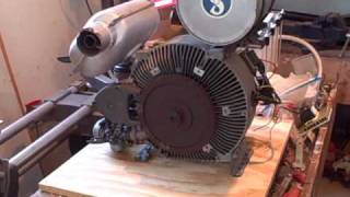 1960's Sachs KM-914 rotary wankel engine (first run ever)