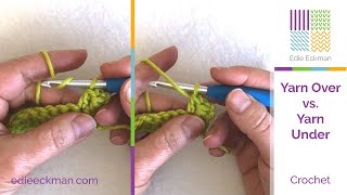 Yarn Over vs Yarn Under for Right-Handed Crocheters