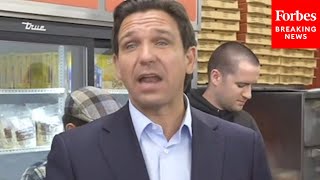 DeSantis Clashes With Man Accusing Israel Of 'Doing The Exact Same Thing' As Hamas Killing Civilians