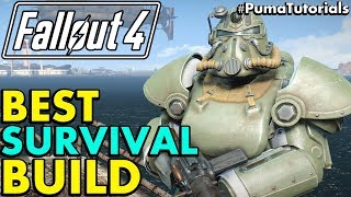 Fallout 4: Best Character Build for Survival Mode (Survival Build Guide 2017) #PumaTutorials