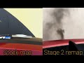 Diesel smoke comparison after remap