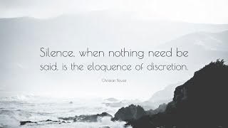 The Eloquence of Silence