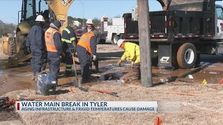 Water line break on SW Loop 323 repaired, city officials say